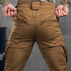 Чоловічі Штани Kayman Softshell з високим поясом / Брюки з місткими кишенями койот розмір S - зображення 8