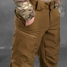 Мужские Брюки "Leon" Softshell с карманами на молниях койот размер L - изображение 5