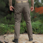 Чоловічі вологозахищені штани з кишенями олива розмір S - зображення 3