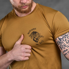 Потоотводящая мужская футболка Odin coolmax с принтом "Welcome" койот размер L - изображение 6