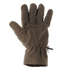 Зимові флісові рукавиці з підкладкою Thinsulate олива розмір S - зображення 3
