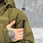 Мужская куртка FALKON на синтепоне с подкладкой Omni-Heat олива размер L - изображение 4