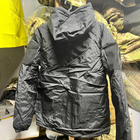 Мембранна Чоловіча Куртка Level 7 з утеплювачем еко-пух чорна розмір 2XL - зображення 5