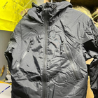Мембранна Чоловіча Куртка Level 7 з утеплювачем еко-пух чорна розмір 2XL - зображення 6