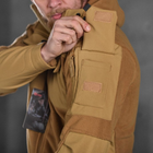 Чоловіча флісова куртка "Combo" із вставками Softshell койот розмір 2XL - зображення 6