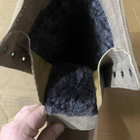 Зимние кожаные Берцы с меховой подкладкой койот размер 47 - изображение 5