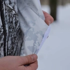 Мужской Маскировочный Костюм Куртка + Штаны / Маскхалат белый пиксель размер 2XL - изображение 5