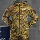 Мужская демисезонная куртка "Megalodon" Rip-Stop / Влагозащищенная верхняя одежда мультикам размер L - изображение 3