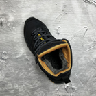 Мужские зимние ботинки с шерстяной подкладкой / Кожаные берцы Salomon S-3 чёрно-жёлтые размер 41 - изображение 8