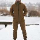 Мужской Комплект Куртка Softshell + Брюки на флисе / Костюм Intruder койот размер 2XL - изображение 1