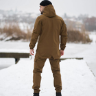 Мужской Комплект Куртка Softshell + Брюки на флисе / Костюм Intruder койот размер 2XL - изображение 5