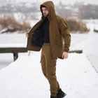Чоловічий Комплект Куртка Softshell + Штани на флісі / Костюм Intruder койот розмір XL - зображення 4