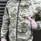 Мужская куртка Soft Shell до -5°C пиксель размер M - изображение 4