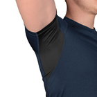 Легкая Мужская Футболка Coolpass анатомического кроя Chiton AirPRO темно-синяя размер S - изображение 4