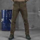 Мужские брюки Patriot stretch cotton с высоким поясом олива размер XL - изображение 1