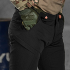 Чоловічі штани Patriot stretch cotton з високим поясом чорні розмір S - зображення 7