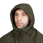 Мужской костюм Удлиненная Куртка + Брюки на флисе / Демисезонный Комплект SoftShell олива размер S - изображение 8