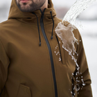 Мужской Комплект Куртка Softshell + Брюки на флисе / Костюм Intruder койот размер L - изображение 8