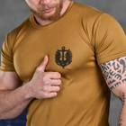 Потовідвідна чоловіча футболка Odin coolmax з принтом "Вірний назавжди" койот розмір L - зображення 6