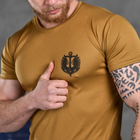 Потовідвідна чоловіча футболка Odin coolmax з принтом "Вірний назавжди" койот розмір 2XL - зображення 6