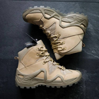 Мужские демисезонные Ботинки Vogel Tactical с мембраной / Водонепроницаемые кожаные Берцы койот размер 43 - изображение 7