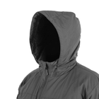 Мужская зимняя куртка "Helikon-Tex Level 7" Rip-stop с утеплителем Climashield Apex серая размер 3XL - изображение 3