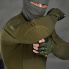 Мужской Убакс с карманами и усиленными локтями олива размер 2XL - изображение 7