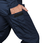 Водоотталкивающие Брюки Rip-Stop с 6-ю карманами / Мужские Брюки Dark синие размер XL - изображение 5