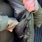 Мужская зимняя куртка "Call Dragon" Rip-Stop с подкладкой Omni-Heat олива размер XL - изображение 5