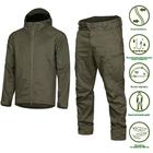 Чоловічий міцний Костюм Куртка з капюшоном + Штани олива / Польова форма CamoTec Stalker Canvas 3.0 розмір L - зображення 1