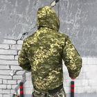 Мужская зимняя куртка "Logos-Tac" с мехом шиншиллы / Теплая верхняя одежда Rip-Stop пиксель размер XL - изображение 3