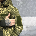 Чоловіча зимова куртка "Logos-Tac" з хутром шиншили / Теплий верхній одяг Rip-Stop піксель розмір M - зображення 7