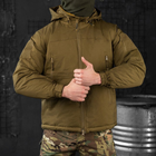 Чоловіча зимова Куртка "Alpha" з утеплювачем G-Loft до -20℃ койот розмір M - зображення 5