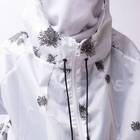 Зимовий маскувальний костюм "Клякса" / Маскхалат білий камуфляж / Комплект куртка + штани розмір 56-58 - зображення 7
