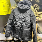 Мембранная Мужская Куртка Level 7 с утеплителем эко-пух черная размер M - изображение 3