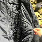 Мембранная Мужская Куртка Level 7 с утеплителем эко-пух черная размер 3XL - изображение 8