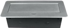 Вбудований подовжувач без кабелю DPM PF1303 2 розетки 2 x USB сріблястий (5906881215227) - зображення 4