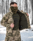 Тактичний зимовий теплий військовий комплект RH-19 ( Куртка + Штани ), Камуфляж: Піксель ЗСУ, Розмір: XXXXL - зображення 4