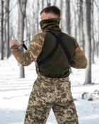 Тактичний зимовий теплий військовий комплект RH-19 ( Куртка + Штани ), Камуфляж: Піксель ЗСУ, Розмір: XXXXL - зображення 5