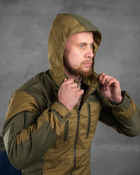 Тактичний військовий костюм гірка Kebbra ( Куртка + Штани ), Камуфляж: Олива, Розмір: M - зображення 2