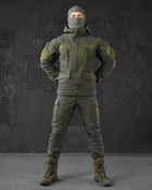Тактический теплый военный комплект Habber ( Куртка + Штаны ), Камуфляж: Олива, Размер: XXXXXL - изображение 1