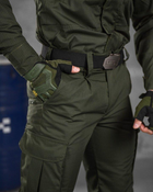 Тактический военный костюм Уставной ( Китель + Футболка + Штаны ), Камуфляж: Олива, Размер: L - изображение 4