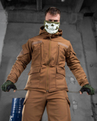 Тактический военный комплект Habber ( Куртка + Штаны ), Камуфляж: Койот, Размер: XXXXXL - изображение 4