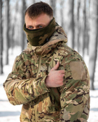 Тактичний зимовий військовий костюм Squad ( Куртка + Штани ), Камуфляж: Мультикам, Розмір: XL - зображення 8