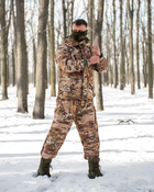Тактичний теплий зимовий військовий костюм Lader ( Куртка + Штани ), Камуфляж: Мультикам, Розмір: L - зображення 3