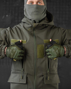 Тактический теплый военный комплект Habber ( Куртка + Штаны ), Камуфляж: Олива, Размер: XXXL - изображение 4