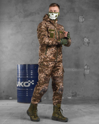 Тактичний теплий військовий комплект Baron ( Куртка + Штани ), Камуфляж: Піксель, Розмір: L - зображення 3
