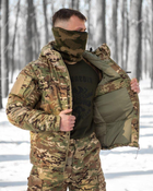 Тактичний зимовий військовий костюм Squad ( Куртка + Штани ), Камуфляж: Мультикам, Розмір: XXL - зображення 7