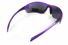 Открытыте защитные очки Global Vision HERCULES-7 Purple (silver mirror) зеркальные серые - изображение 3