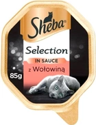 Mokra karma dla kota Sheba Selection z wołowiną w sosie 85 g (5900951290534) - obraz 1